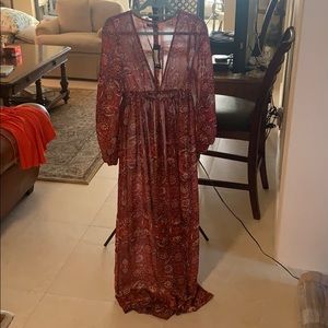 Nasty Gal maxi dress NWT